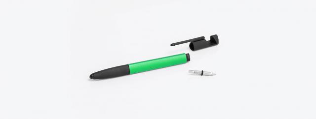 caneta-6-x-1-em-metal-verde